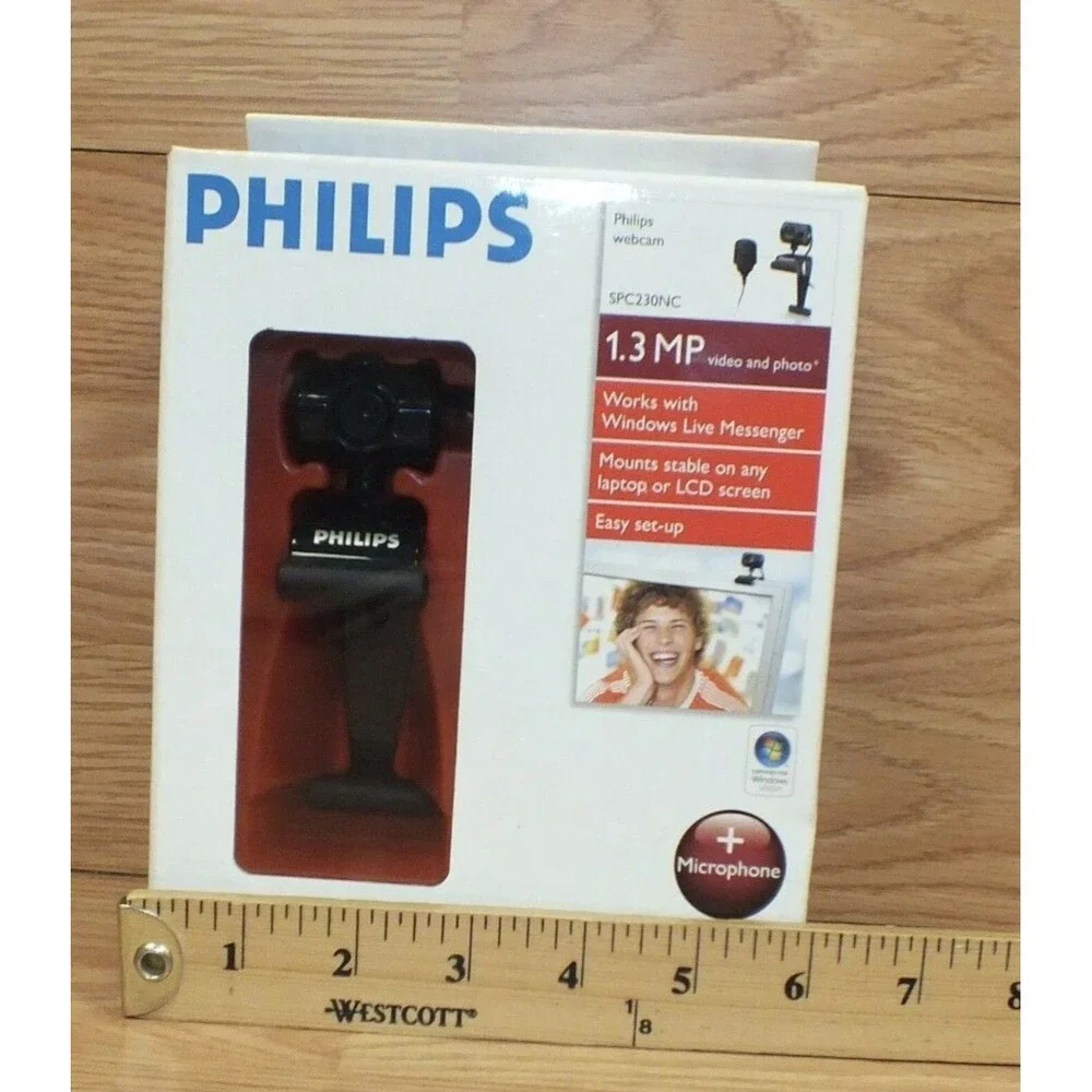 Philips (SPC230NC) 1.3mp Video & Photo Webcam (IN BOX)